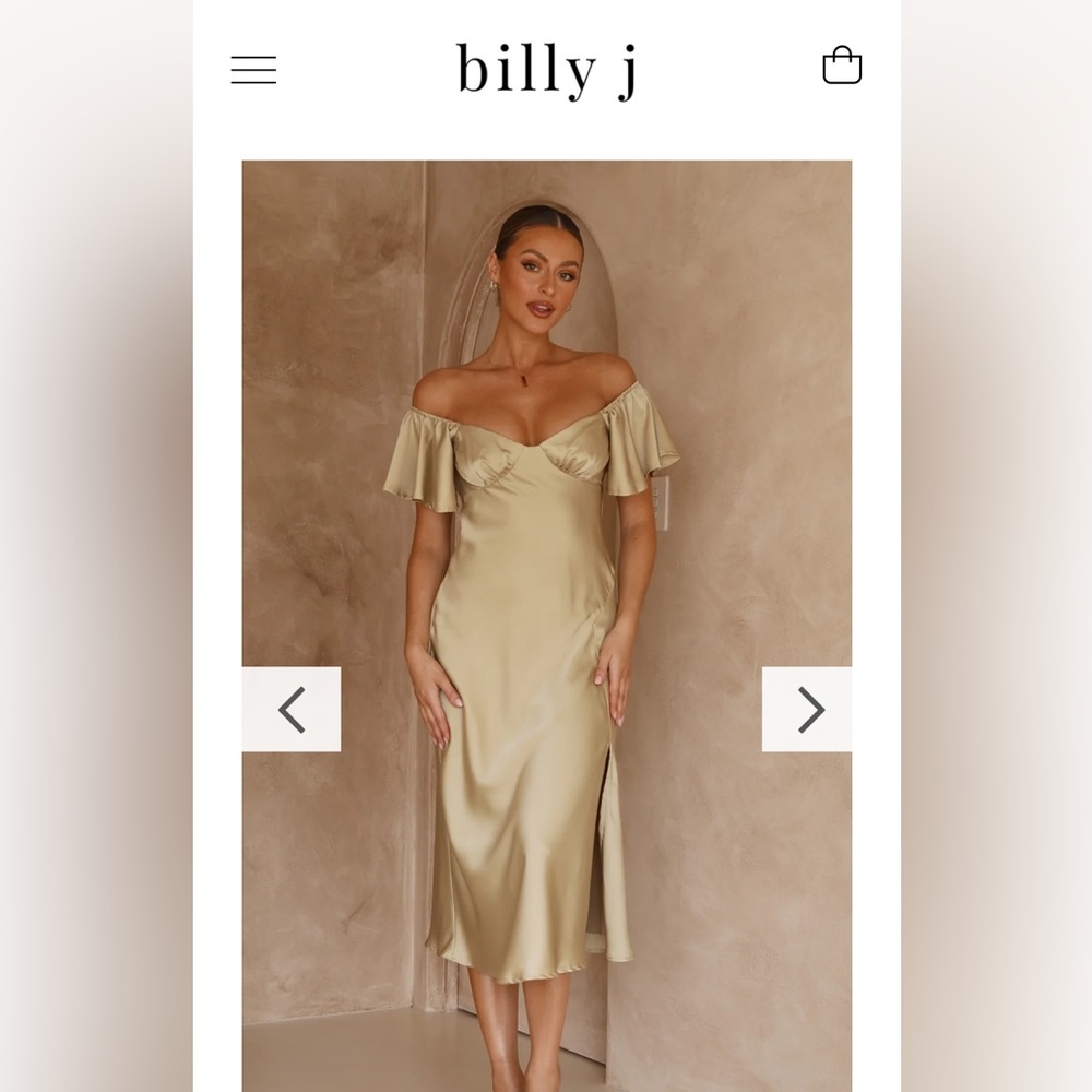 Olive green dress